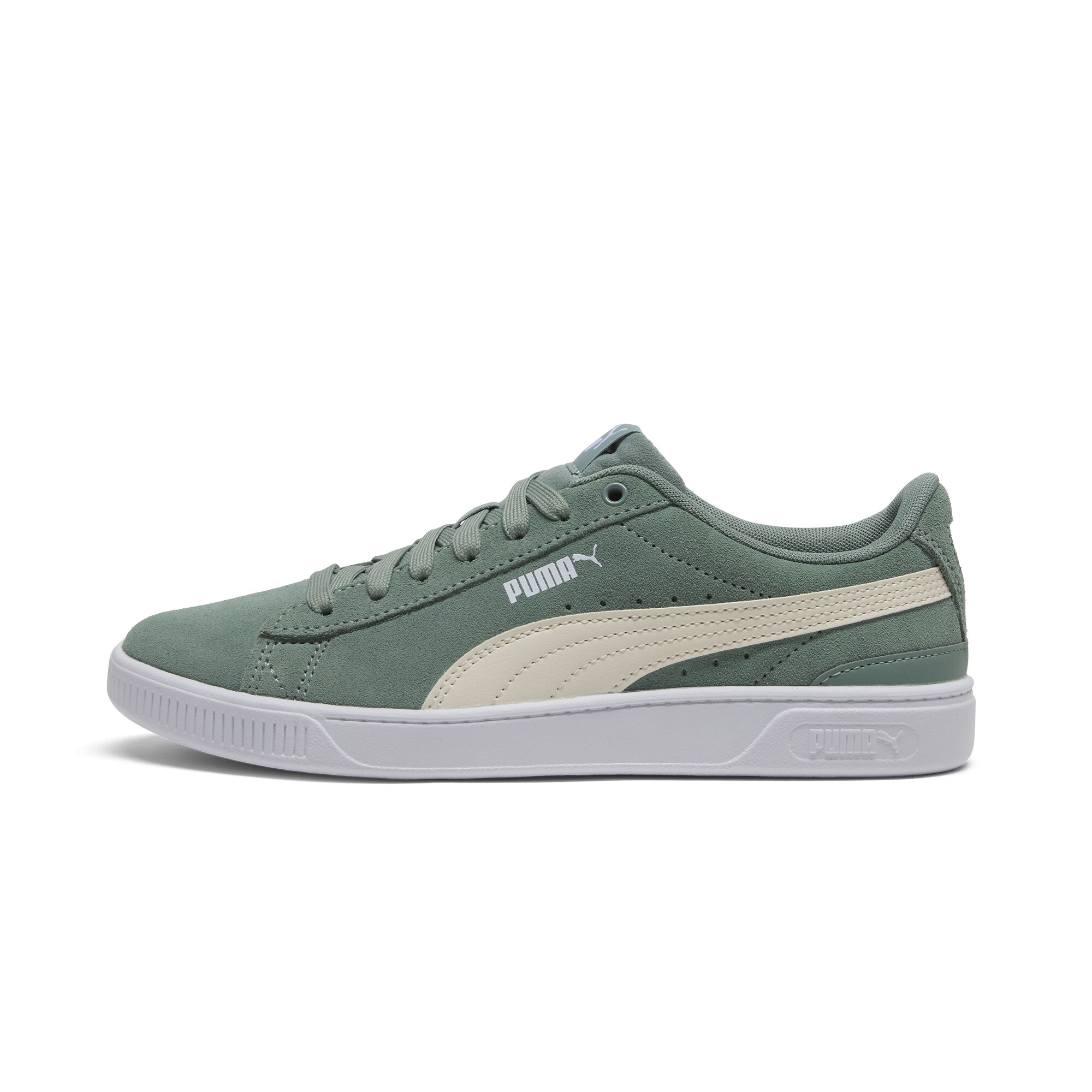 Puma Vikky V3 Women's Wide Sneakers In Green