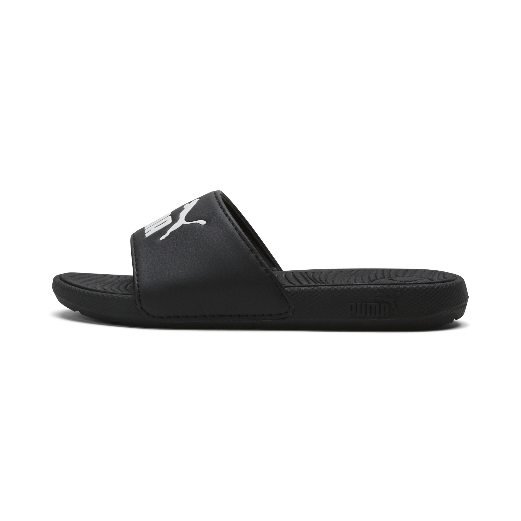 PUMA Cool Cat 2.0 Little Kids' Slides in Black, Size 12