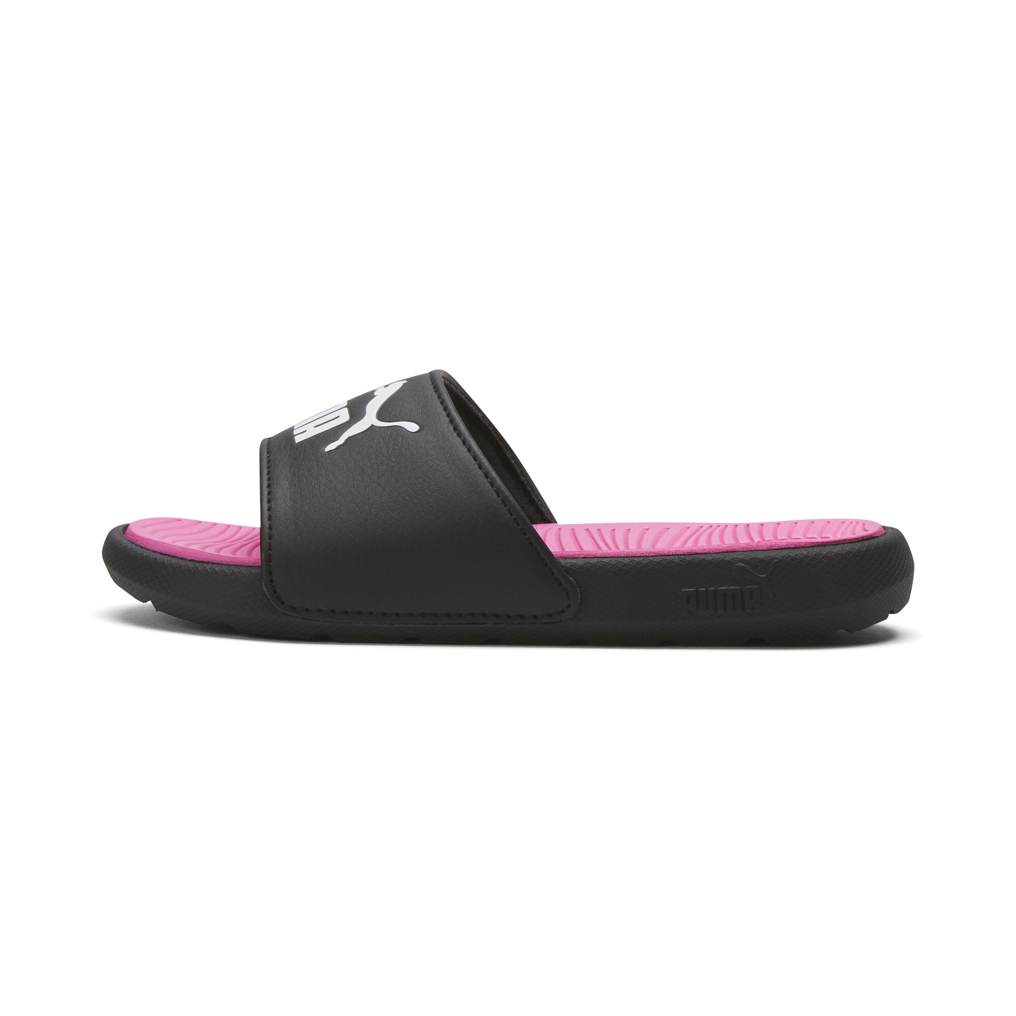 PUMA Cool Cat 2.0 Little Kids' Slides in Black, Size 11