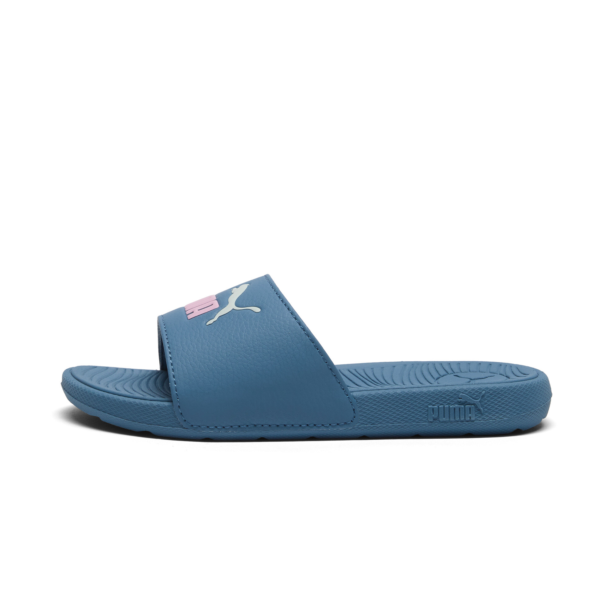 Puma Cool Cat 2.0 Little Kids' Slides In Blue