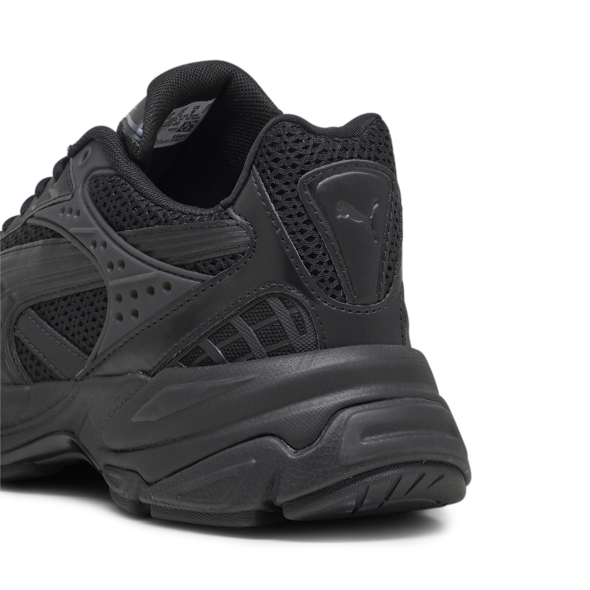 Puma Velophasis Technisch Sneakers, Black, Size 38.5, Shoes
