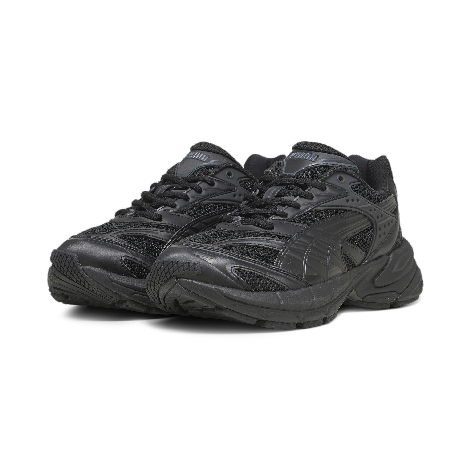 Men's PUMA Velophasis Technisch Sneakers In Black, Size EU 47