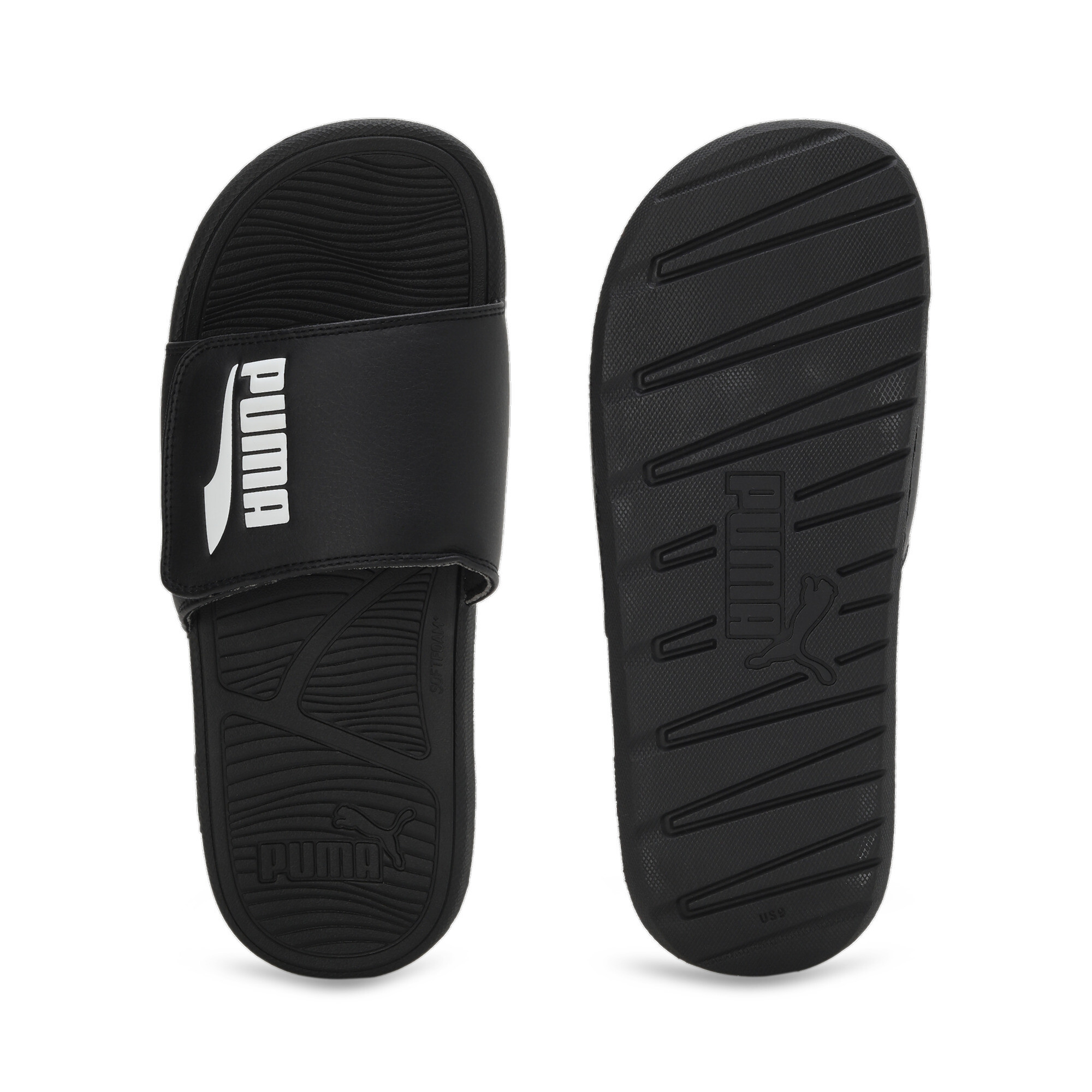 PUMA Cool Cat 2.0 V FS Slides, Schuhe, Schwarz, 35.5