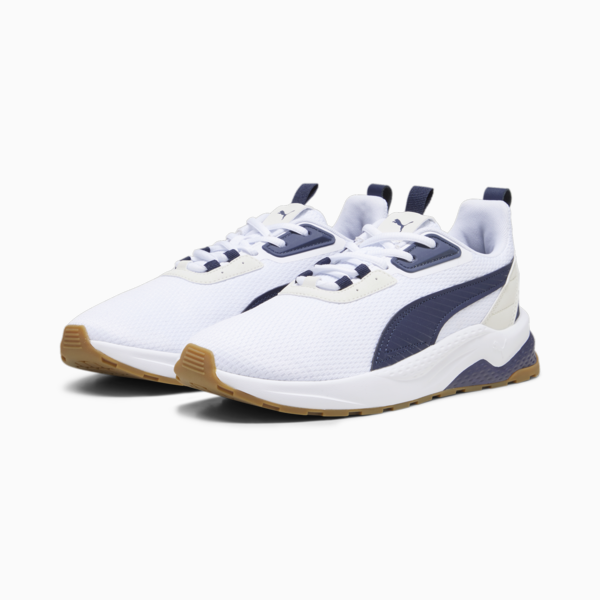 Anzarun 2.0 Formstrip Sneakers, PUMA White-PUMA Navy-Vapor Gray, large-ZAF