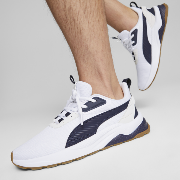 Anzarun 2.0 Formstrip Sneakers, PUMA White-PUMA Navy-Vapor Gray, large-ZAF