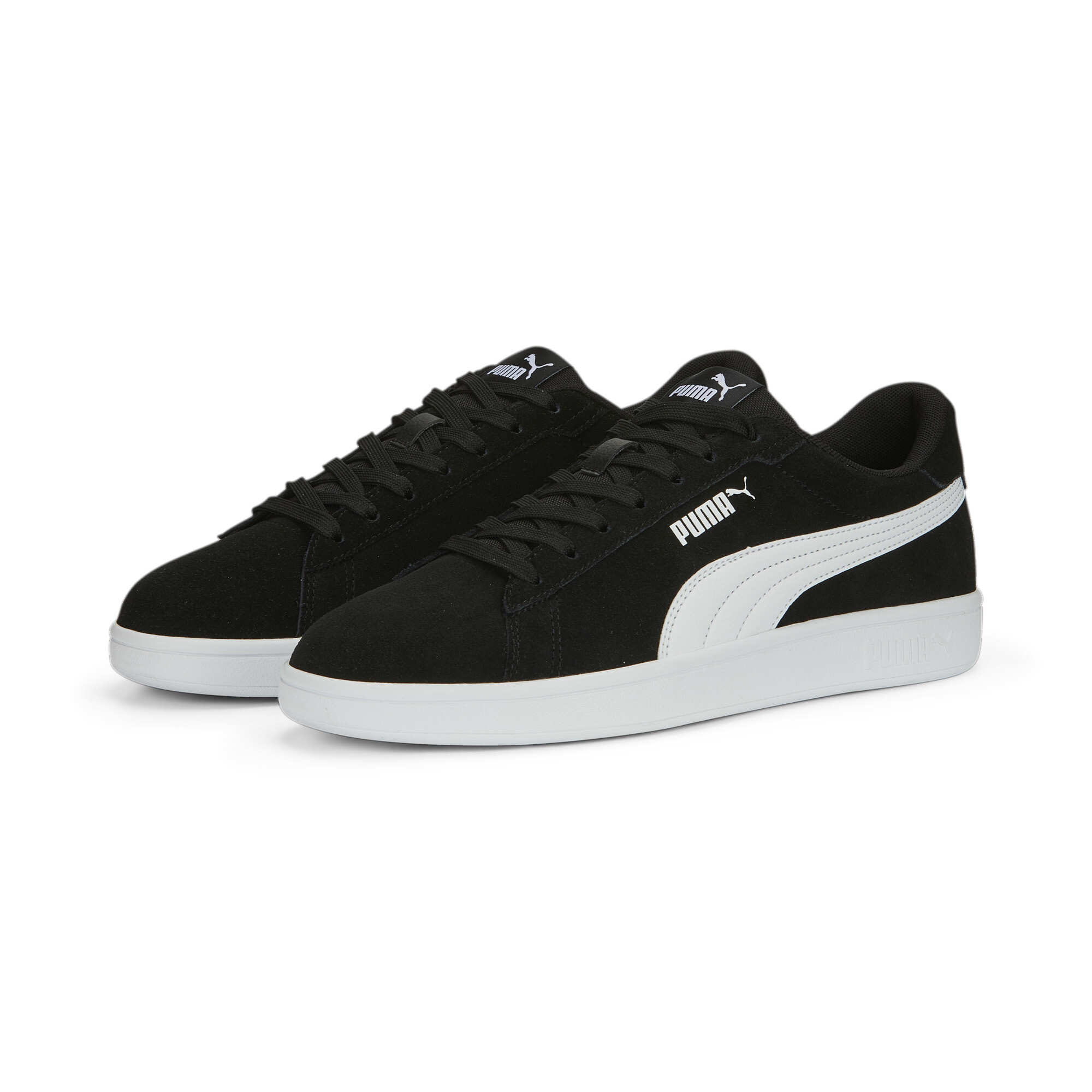 Puma Smash 3.0 Sneakers, Black, Size 41, Shoes