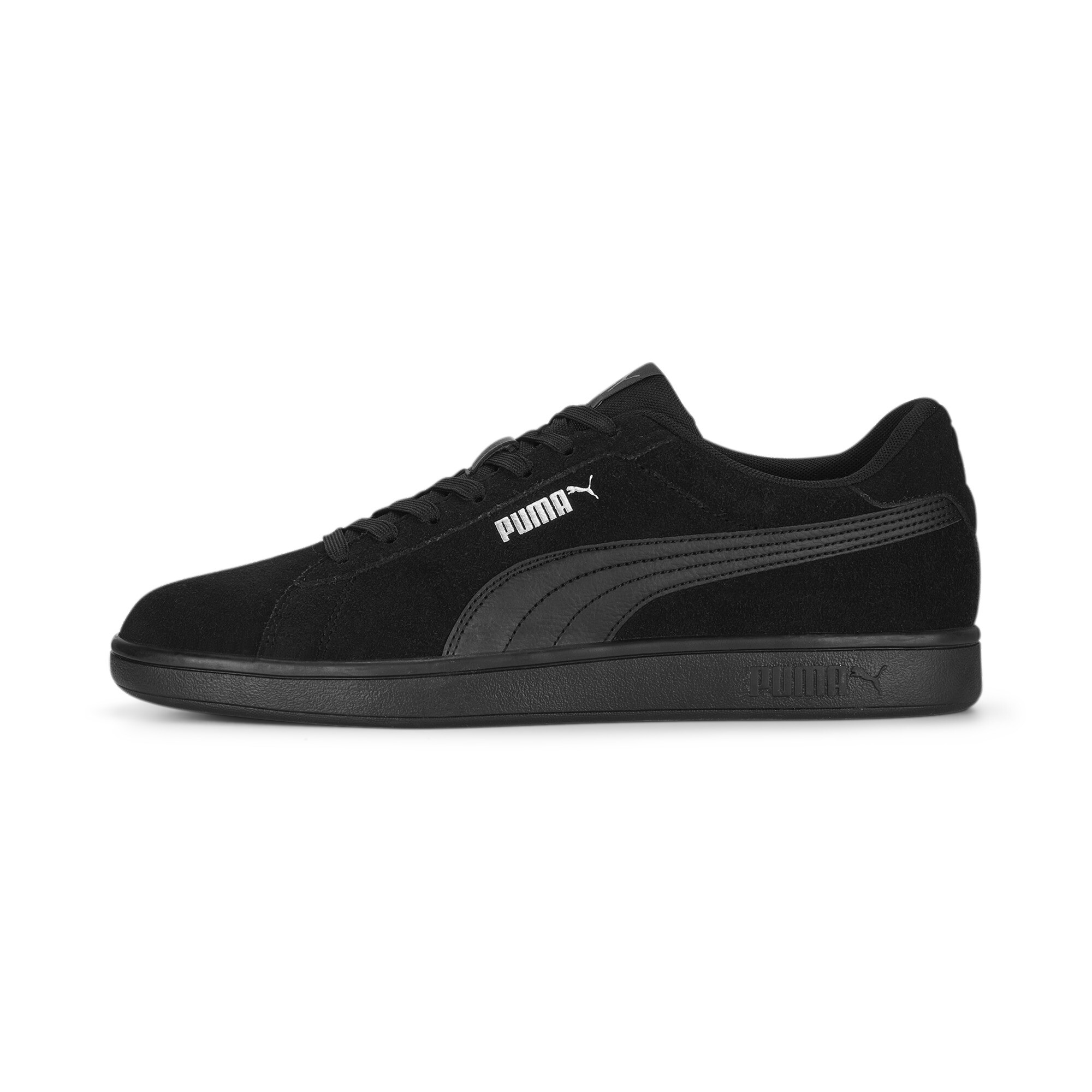 Puma Smash 3.0 Sneakers, Black, Size 36, Shoes