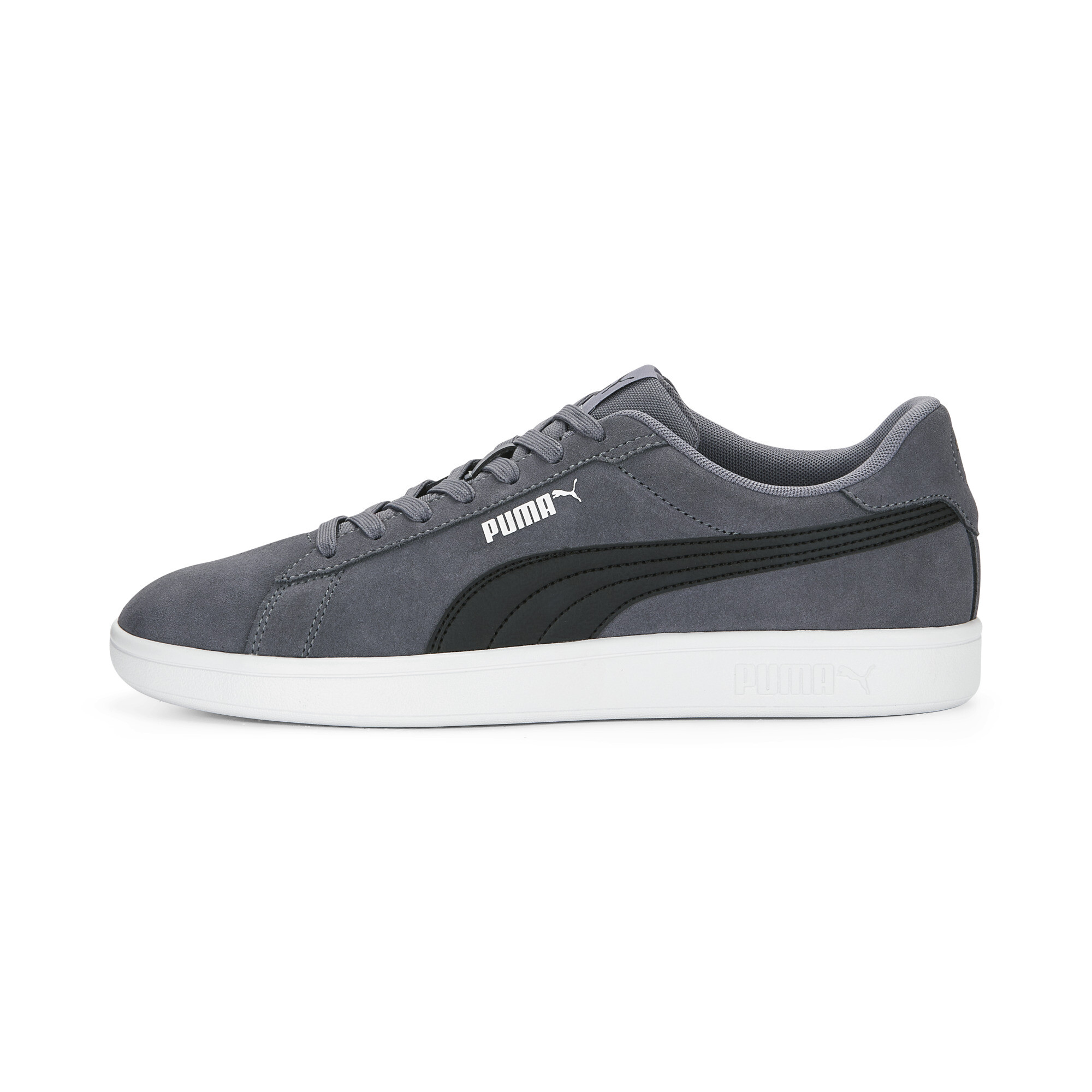 Puma Smash 3.0 Sneakers Schuhe | Mit Plain | Gray Tile/Black/White | Größe: 43