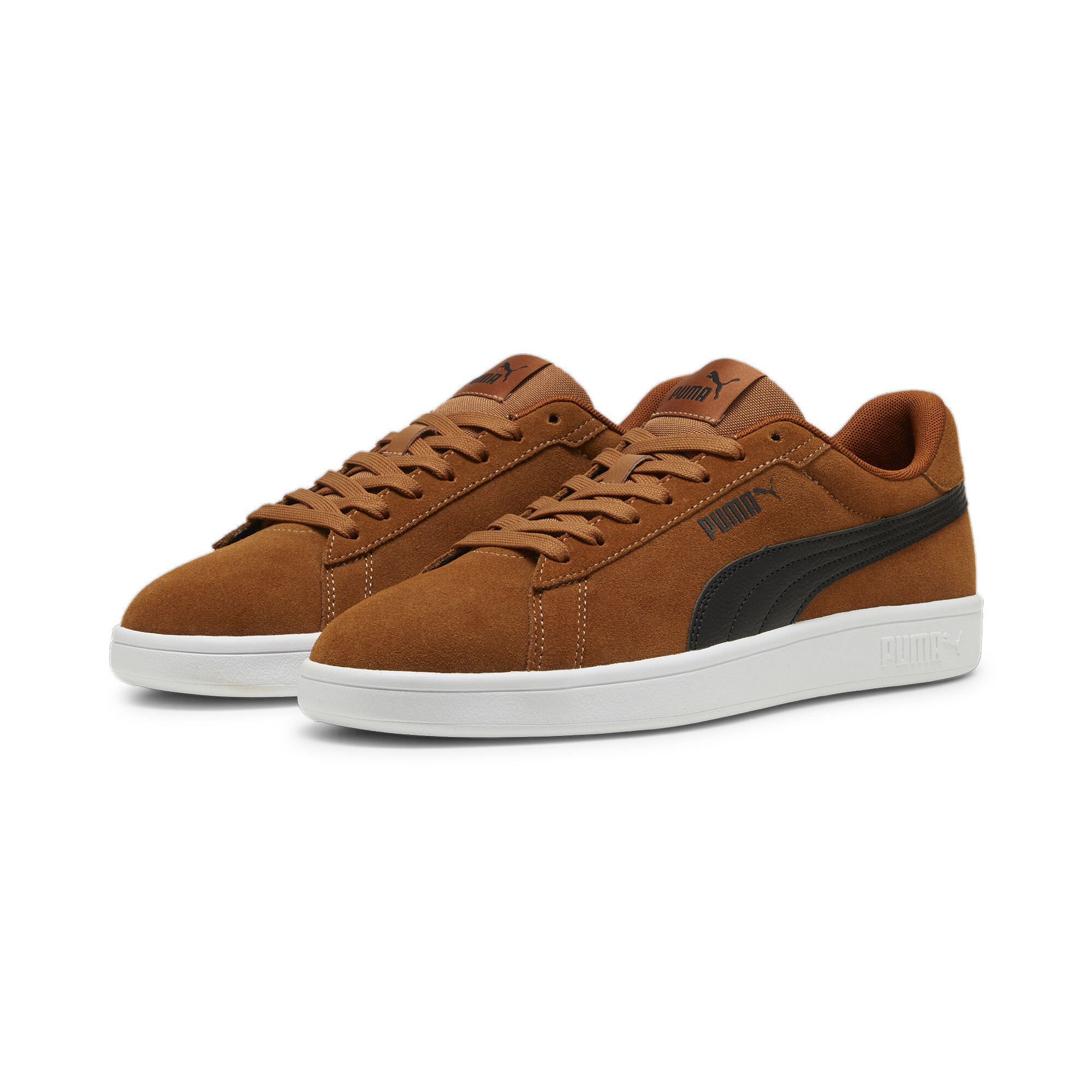 Puma Smash 3.0 Sneakers, Brown, Size 35.5, Shoes