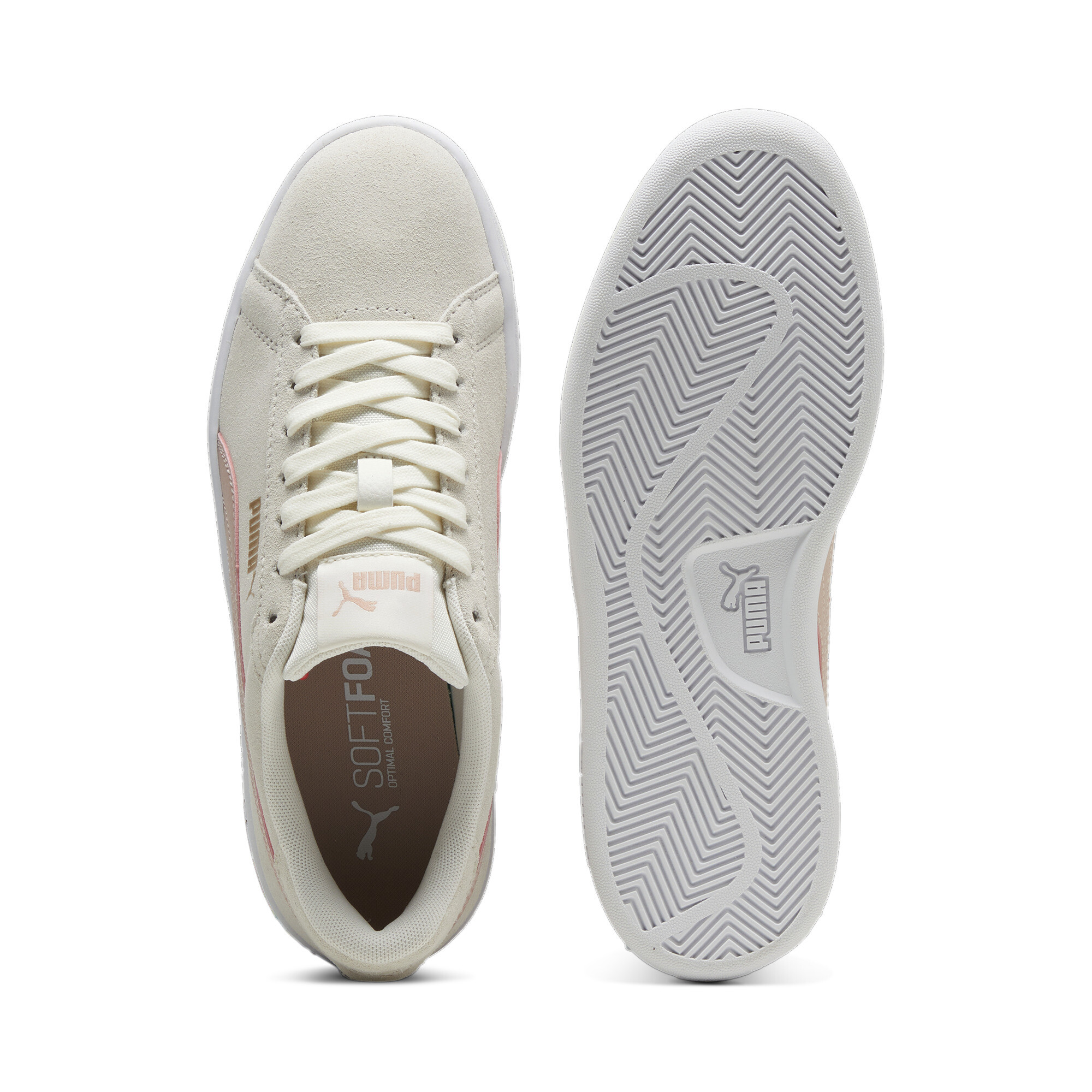 Puma Smash 3.0 Sneakers, White, Size 35.5, Shoes