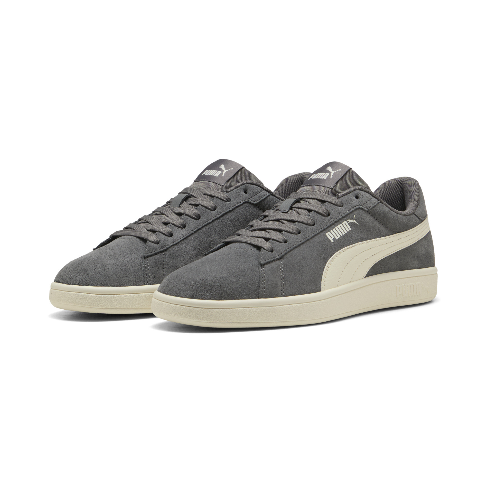PUMA Smash 3.0 Sneakers, Grijs/Wit, Maat 38 thumbnail 6