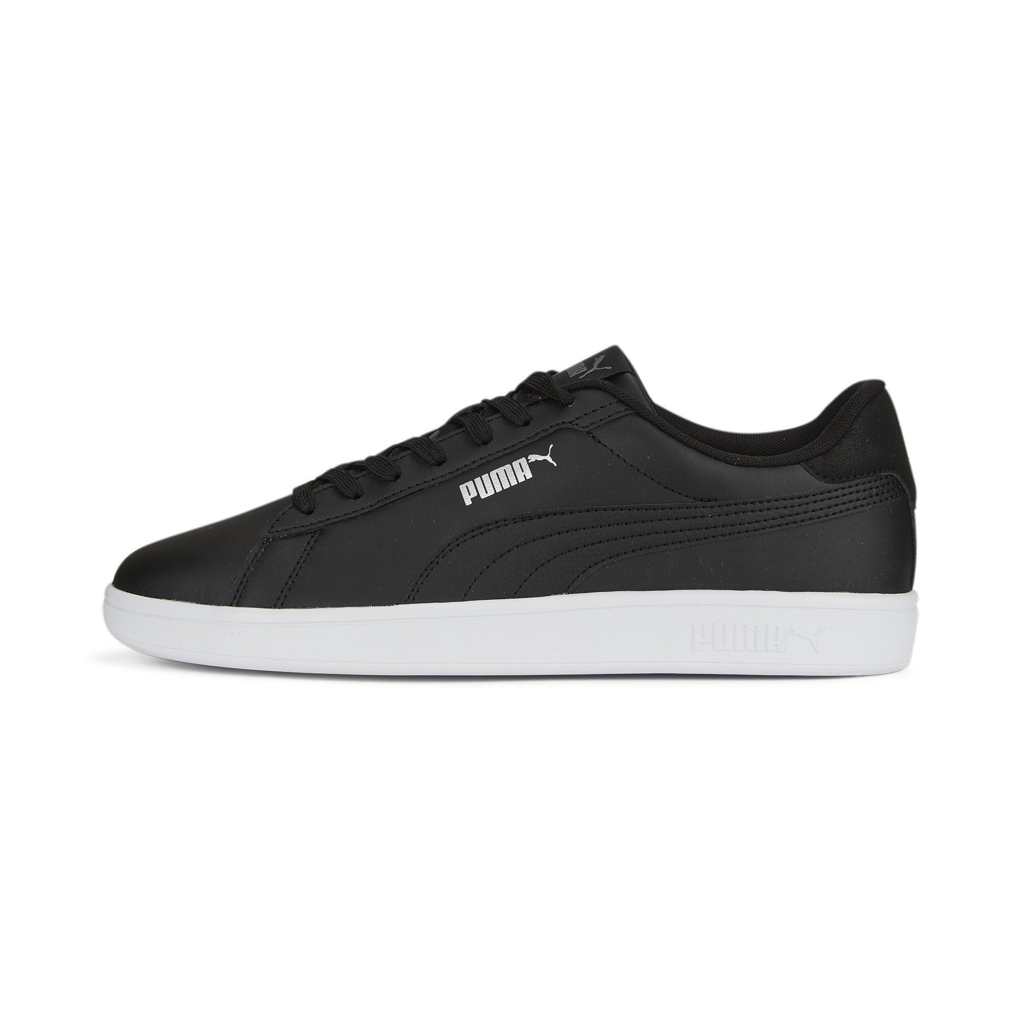 Puma Smash 3.0 L Sneakers Schuhe | Mit Plain | Black/Black/White | Größe: 38.5