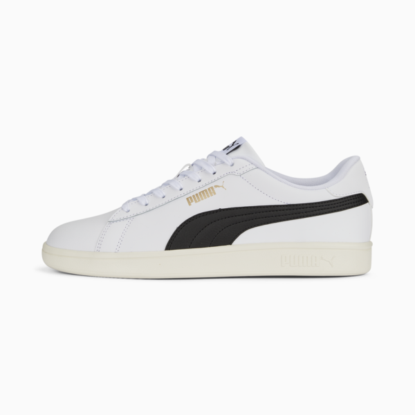 Smash 3.0 L Sneakers, PUMA White-PUMA Black-PUMA Gold-Frosted Ivory, large-MEX