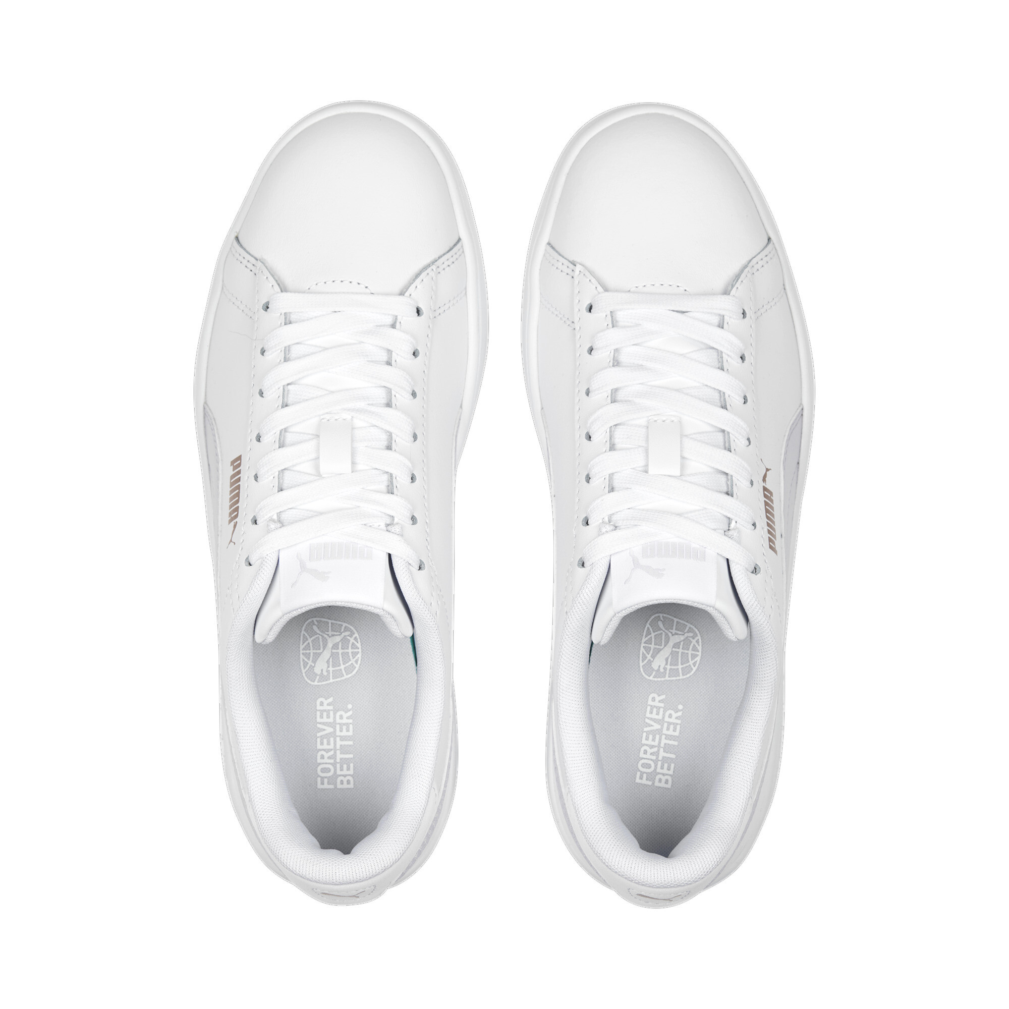 Smash 3.0 L Sneakers, Roze/Wit/Goud, Maat 40 | PUMA