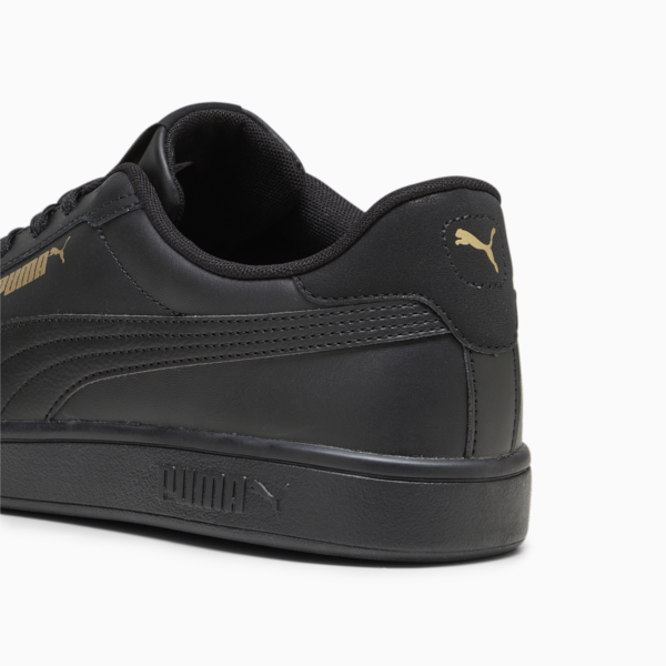 Tenis Smash 3.0 Cuero, PUMA Black-PUMA Gold-PUMA Black, large-MEX