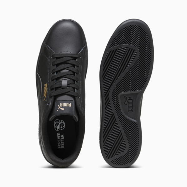 Tenis Smash 3.0 Cuero, PUMA Black-PUMA Gold-PUMA Black, large-MEX