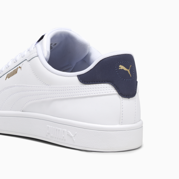 Smash 3.0 L Sneakers, PUMA White-PUMA Navy-PUMA Gold, large-MEX