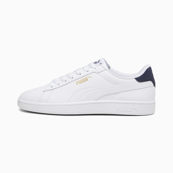 Smash 3.0 L Sneakers, PUMA White-PUMA Navy-PUMA Gold, large-MEX
