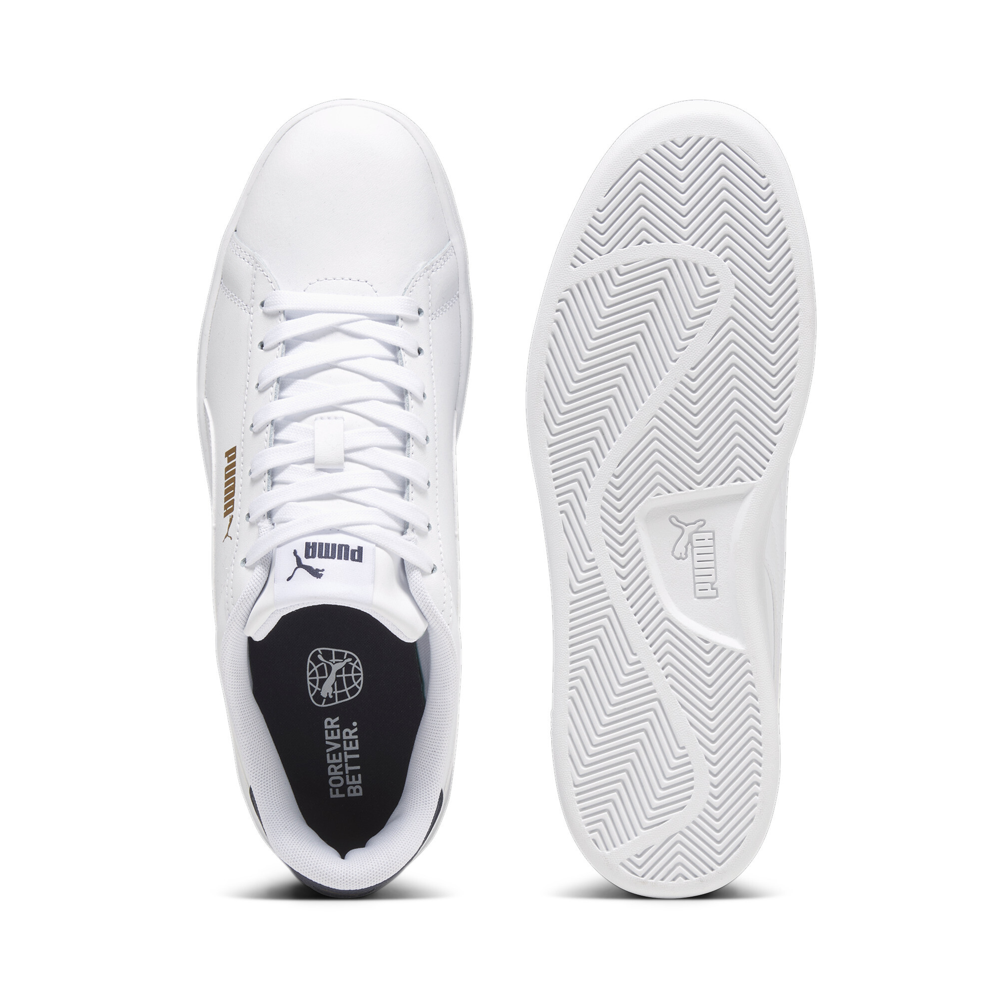 Puma Smash 3.0 L Sneakers, White, Size 38.5, Shoes