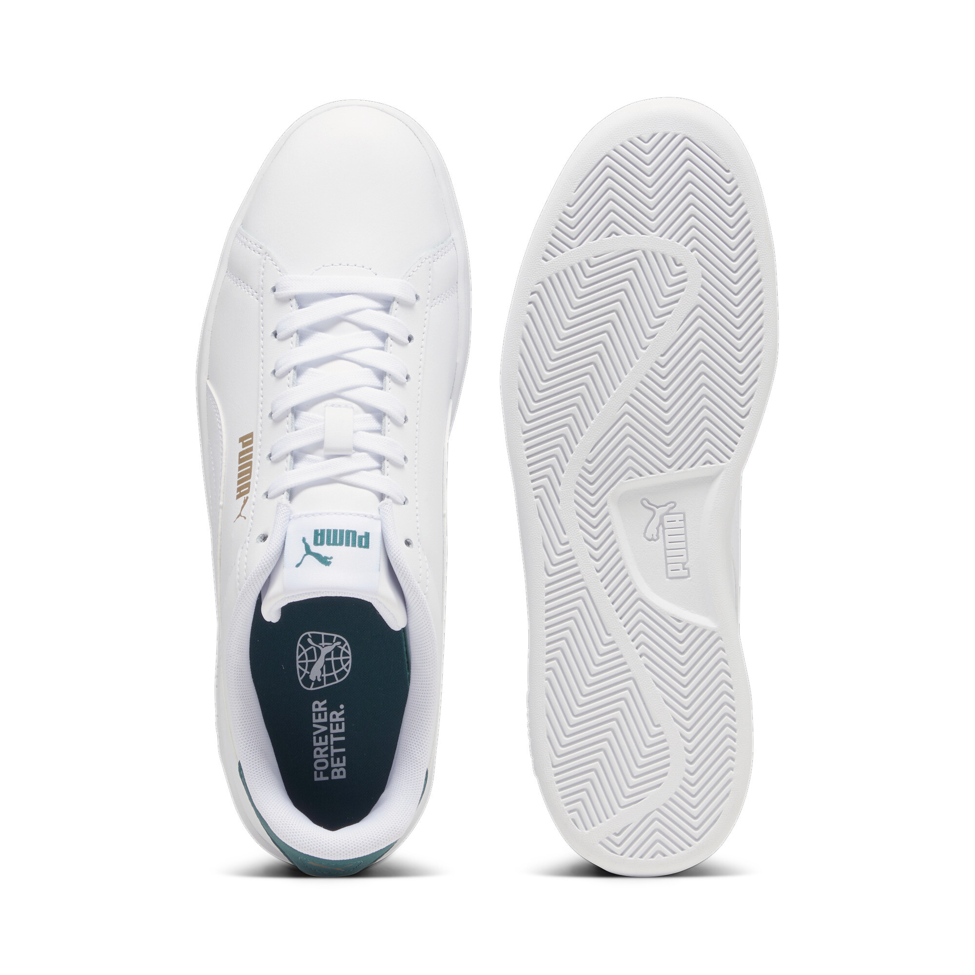 Puma Smash 3.0 L Sneakers, White, Size 45, Shoes