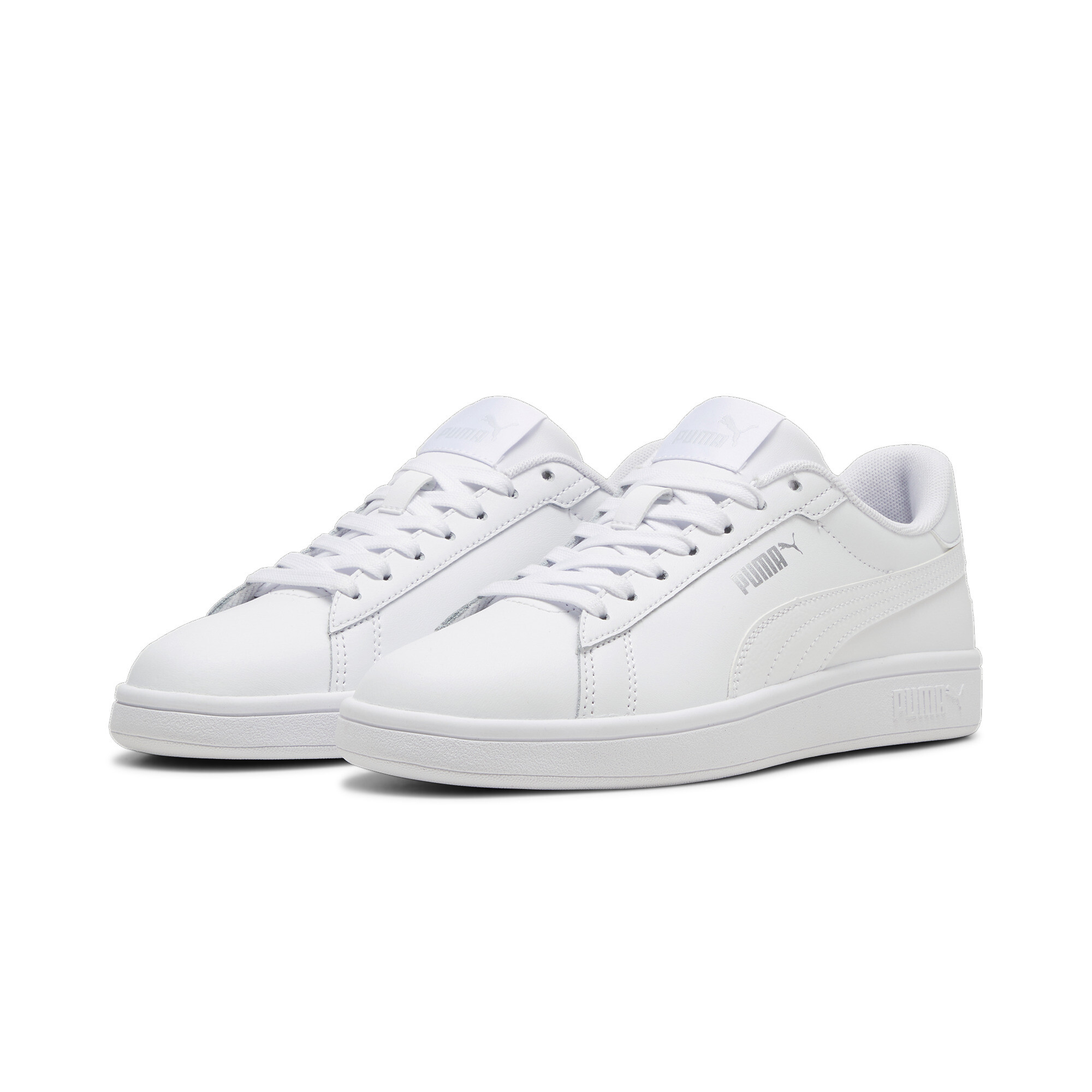 Puma Smash 3.0 L Sneakers, White, Size 35.5, Shoes