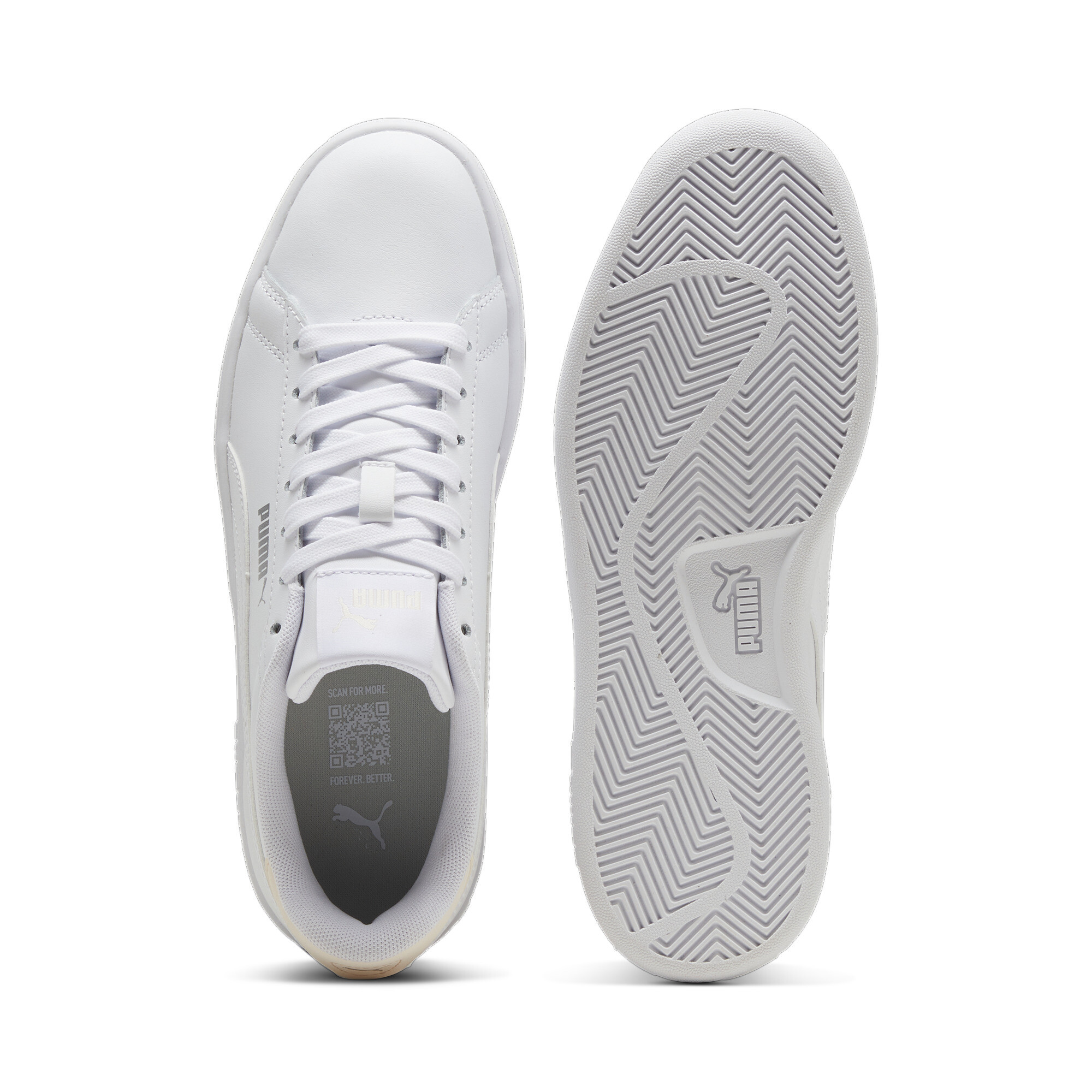 Puma Smash 3.0 L Sneakers, White, Size 45, Shoes