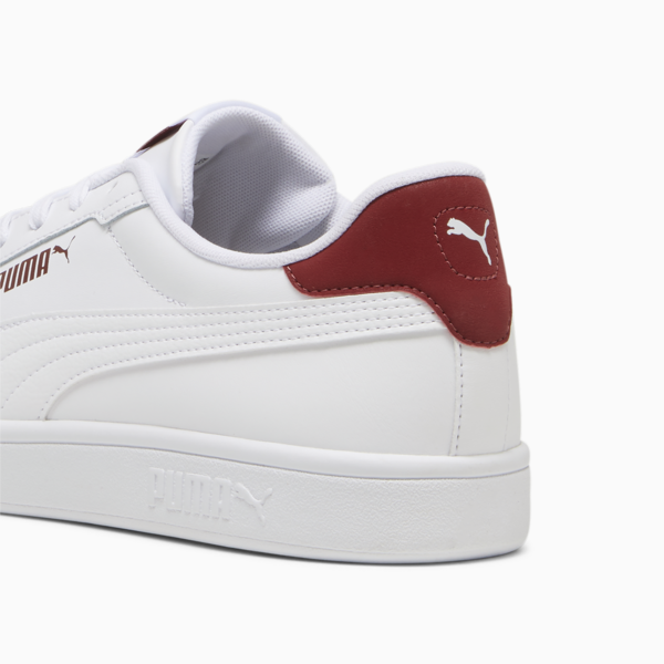 Smash 3.0 L Sneakers, PUMA White-Intense Red, large-ZAF