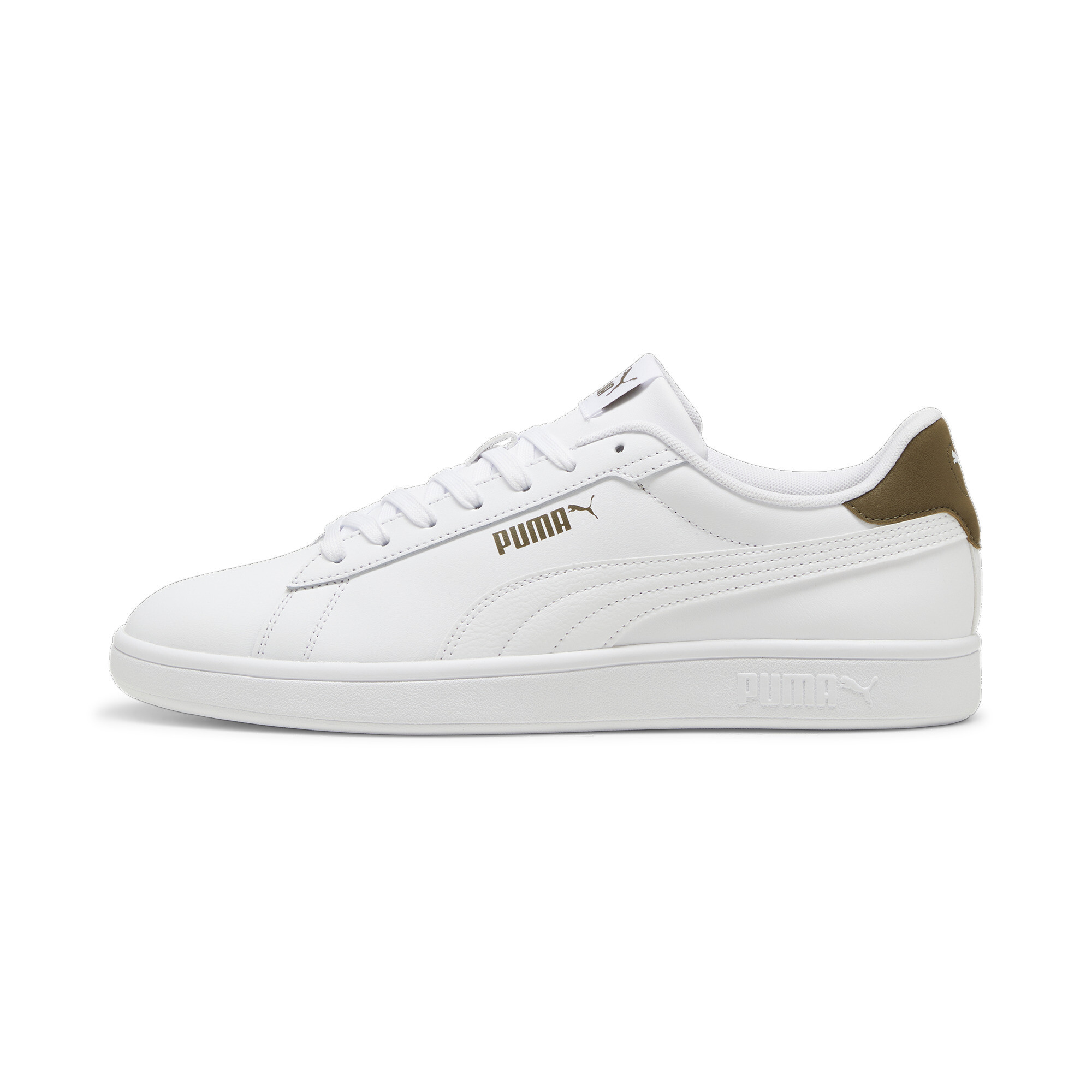 Puma Smash 3.0 L Sneakers Schuhe | Mit Plain | White/Wild Willow | Größe: 42.5