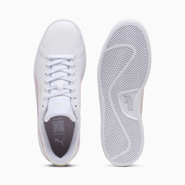 Smash 3.0 L Sneakers, PUMA White-Mauve Mist-Frosted Ivory, large-ZAF
