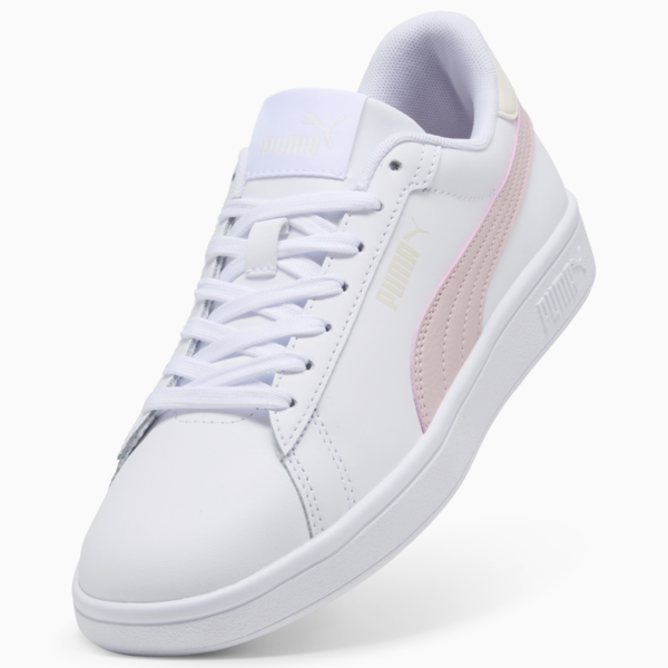Smash 3.0 L Sneakers, PUMA White-Mauve Mist-Frosted Ivory, large-ZAF