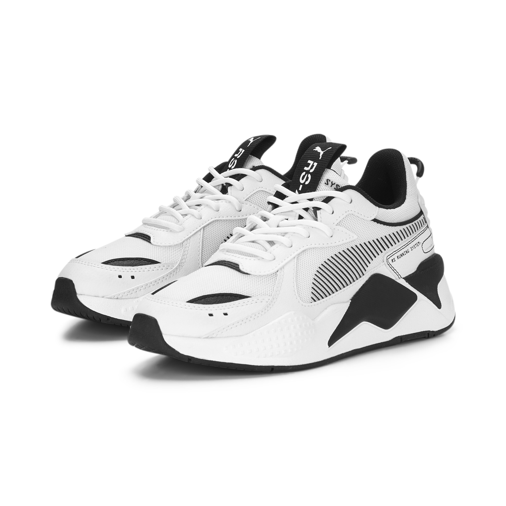 Puma RS-X B&W Shoes Youth, White, Size 35.5, Shoes