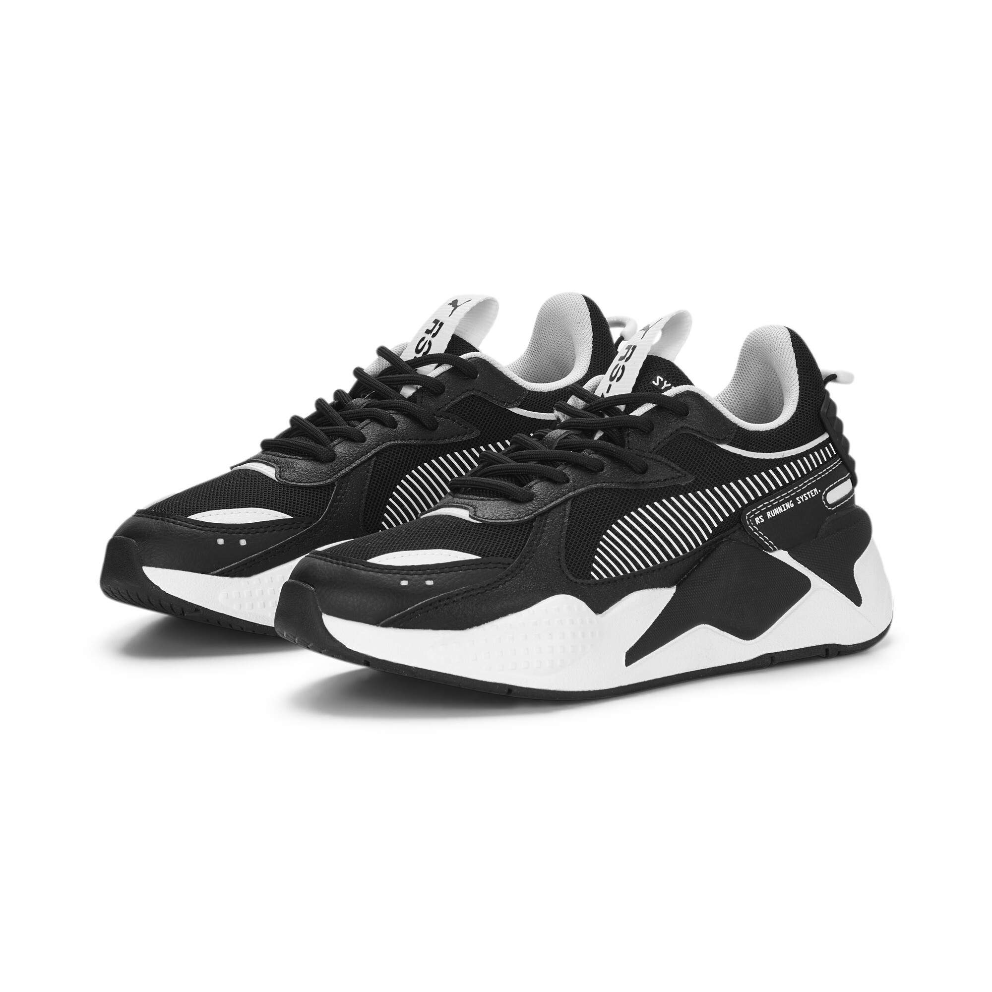 Puma RS-X B&W Shoes Youth, Black, Size 38.5, Shoes