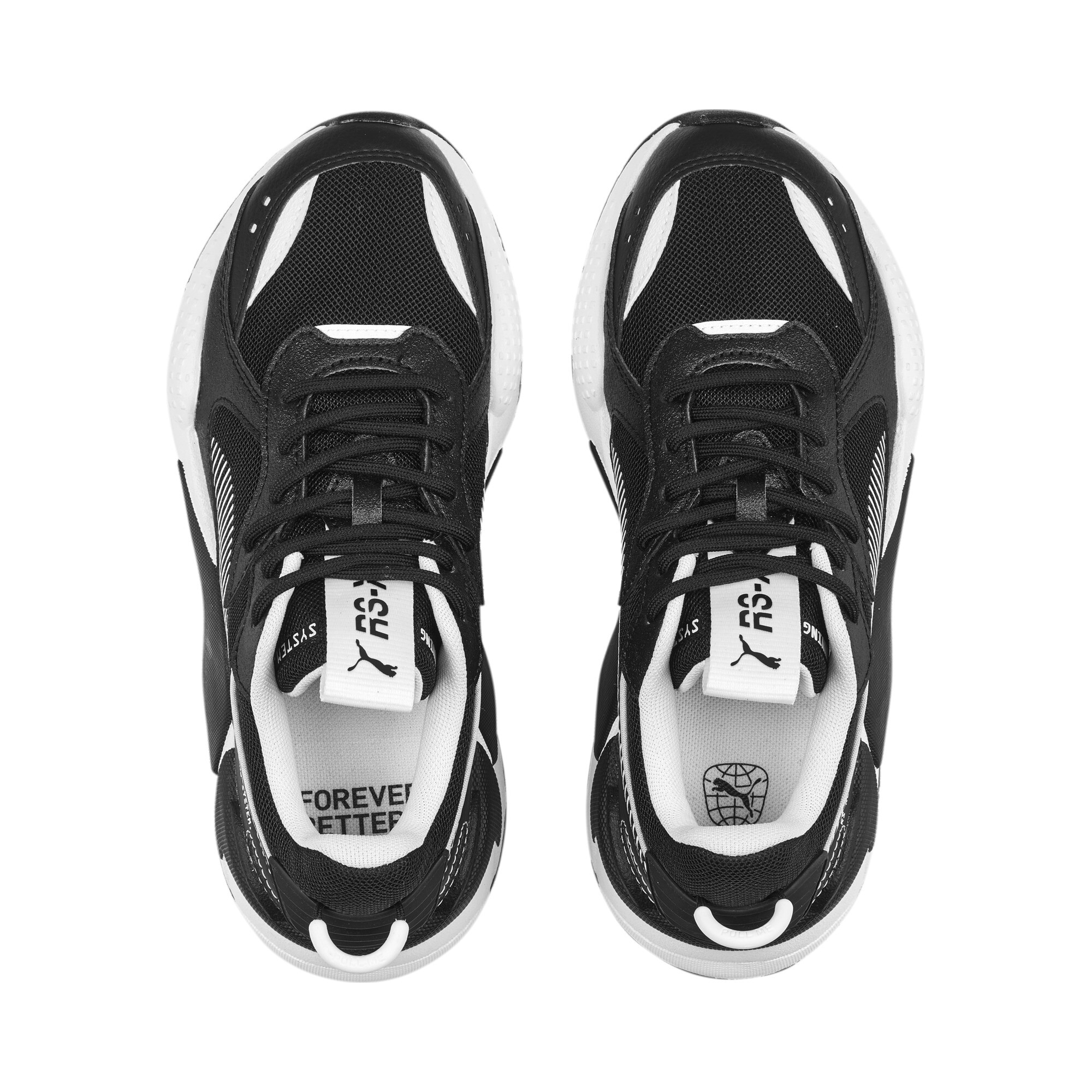 Puma RS-X B&W Shoes Youth, Black, Size 38.5, Shoes