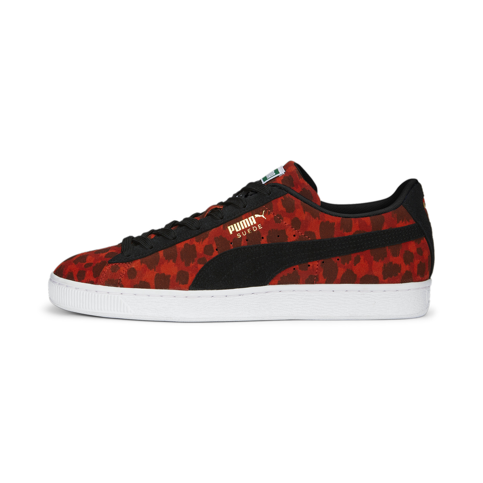 Puma suede store mujer rojas