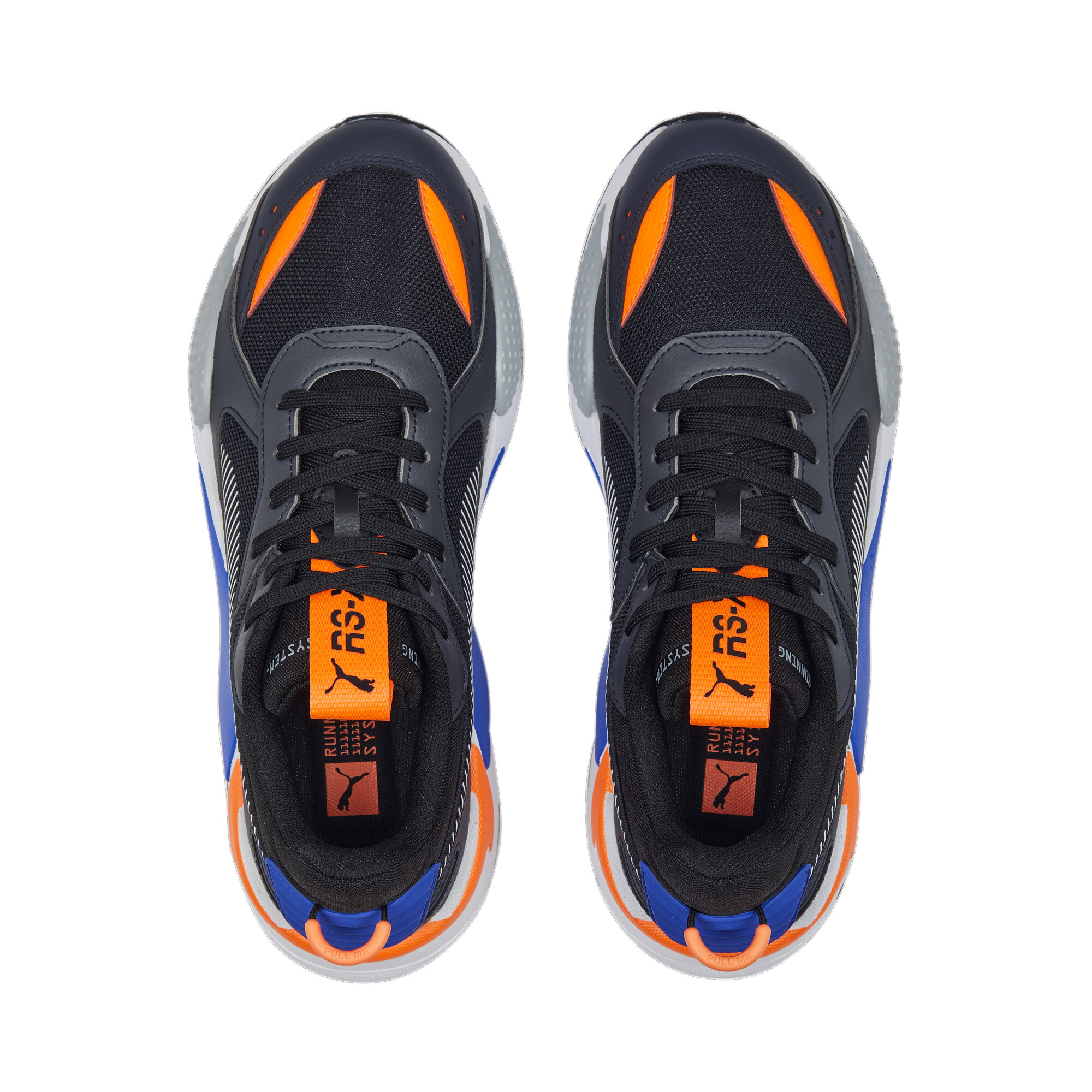 Men's PUMA RS-X Geek Sneakers In Black, Size EU 40.5