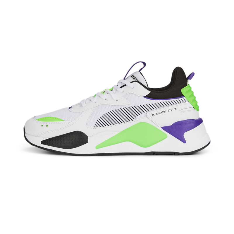 PUMA RS X Geek Unisex Sneakers in White Yellow size 8