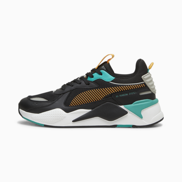 RS-X Geek Sneakers Unisex, PUMA Black-Sparkling Green, large-ZAF