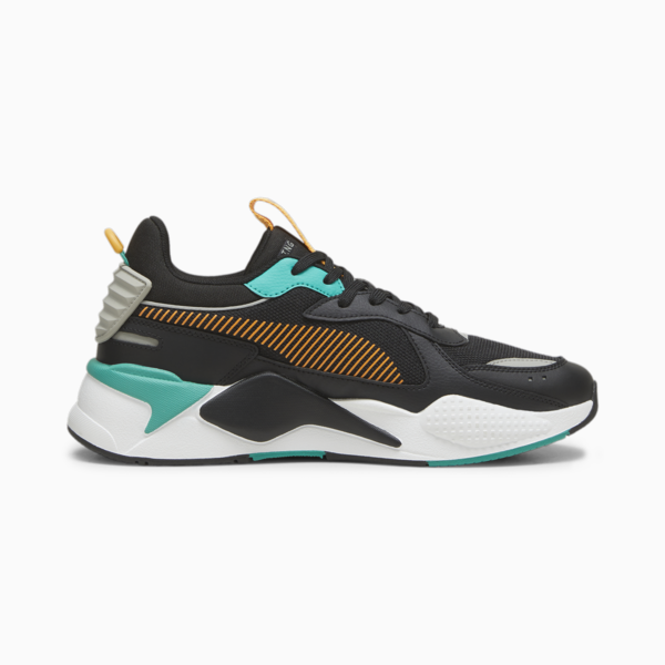 RS-X Geek Sneakers Unisex, PUMA Black-Sparkling Green, large-ZAF