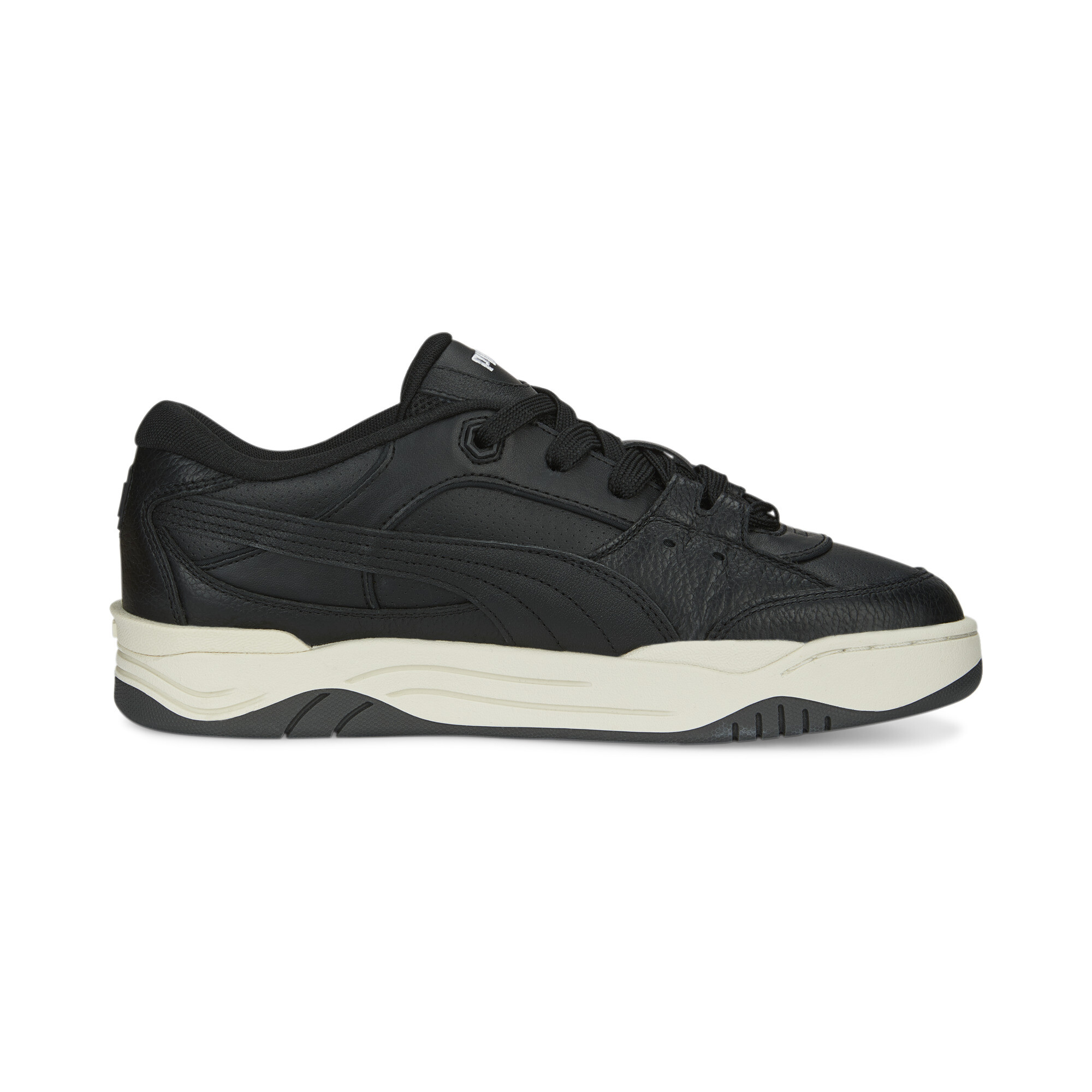 Men's Puma-180 Leather Sneakers, Black, Size 48, Shoes