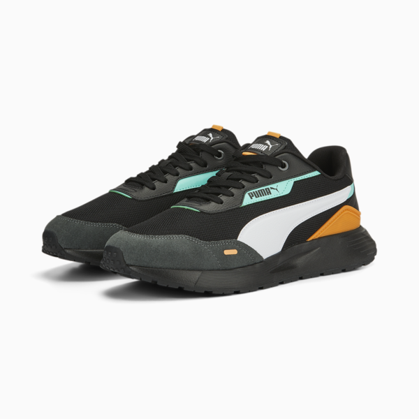 Runtamed Plus Sneakers, PUMA Black-PUMA White-Shadow Gray-Mint, large-ZAF