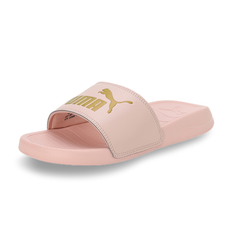 

PUMA Popcat 20 Res Youth Slides, Pink/gold