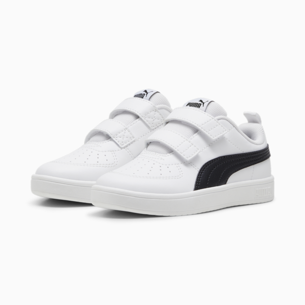 Tenis PUMA Rickie para niños, PUMA White-PUMA Black, large-MEX