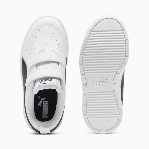 Tenis PUMA Rickie para niños, PUMA White-PUMA Black, large-MEX