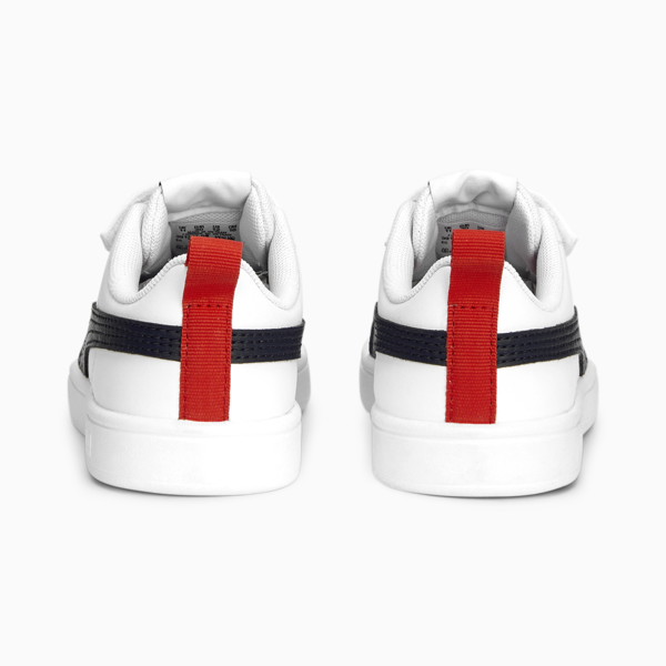 Tenis PUMA Rickie para niños, PUMA White-Peacoat-Burnt Red, large-MEX