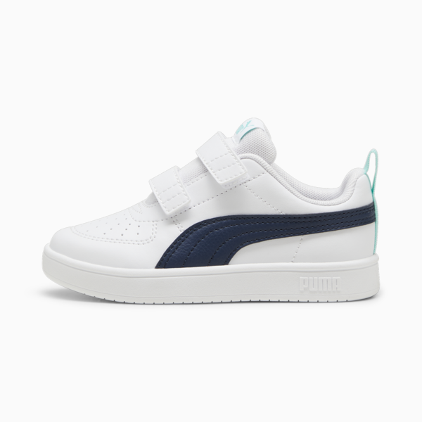 PUMA Rickie V Sneakers Kids, PUMA White-Club Navy-Mint, large-MEX