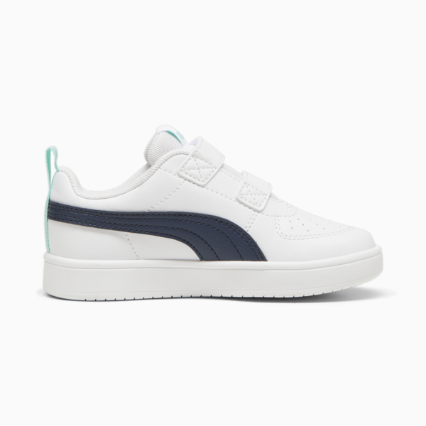 PUMA Rickie V Sneakers Kids, PUMA White-Club Navy-Mint, large-MEX