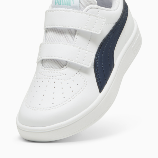 PUMA Rickie V Sneakers Kids, PUMA White-Club Navy-Mint, large-MEX