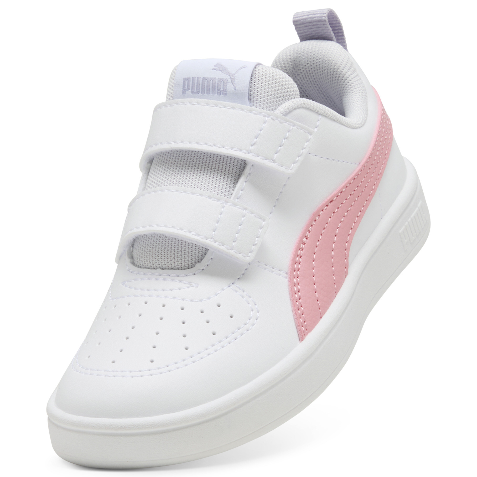 PUMA Rickie V sneakers, Roze/Wit, Maat 34 thumbnail 2