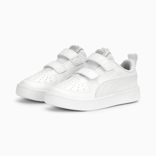 PUMA Rickie V Sneakers Baby, PUMA White-PUMA White-Cool Light Gray, large-MEX