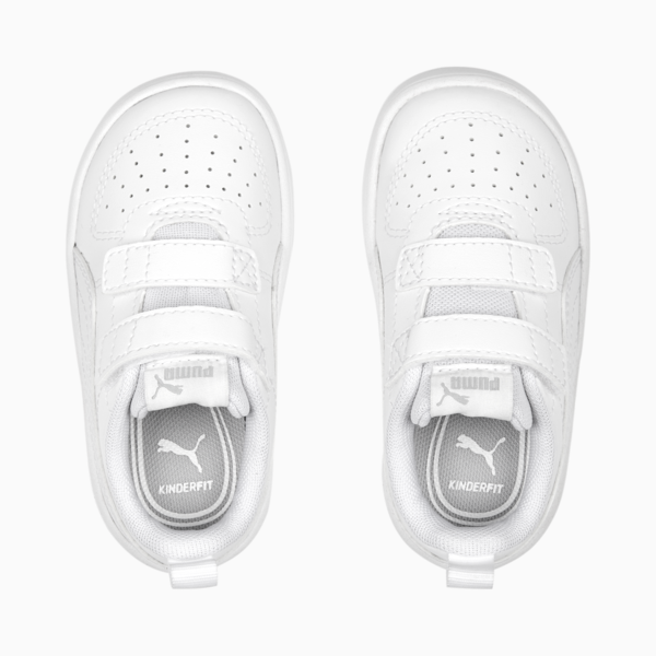 PUMA Rickie V Sneakers Baby, PUMA White-PUMA White-Cool Light Gray, large-MEX